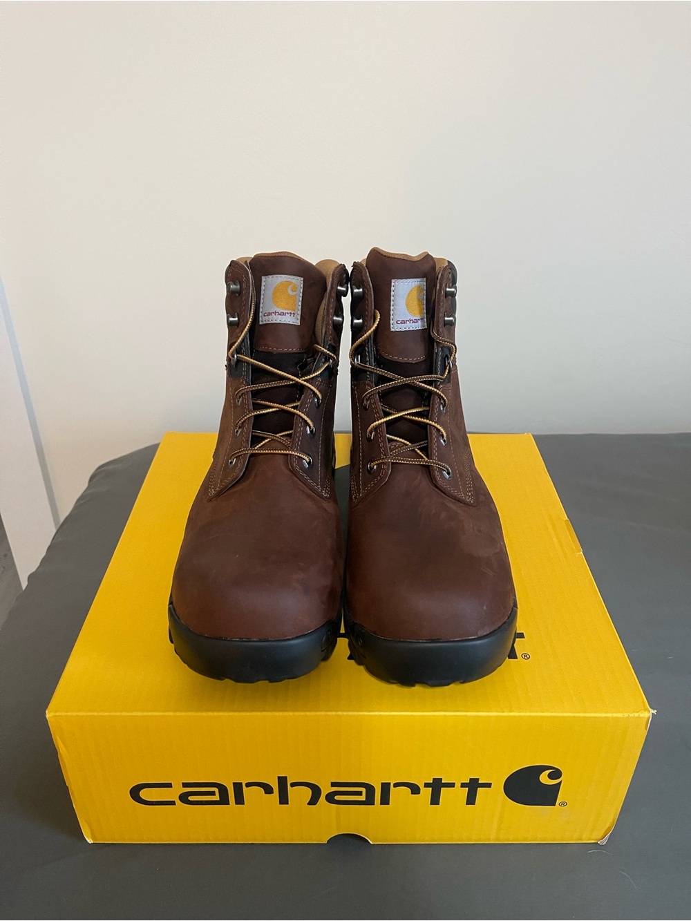 Carhartt Mens Brown Work Boots Size 11